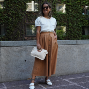 Falda Nardo Canela