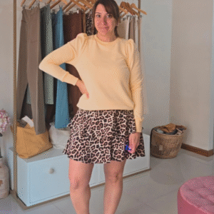 Faldita Liz Animal Print